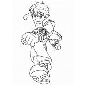 coloriage ben 10 alien force